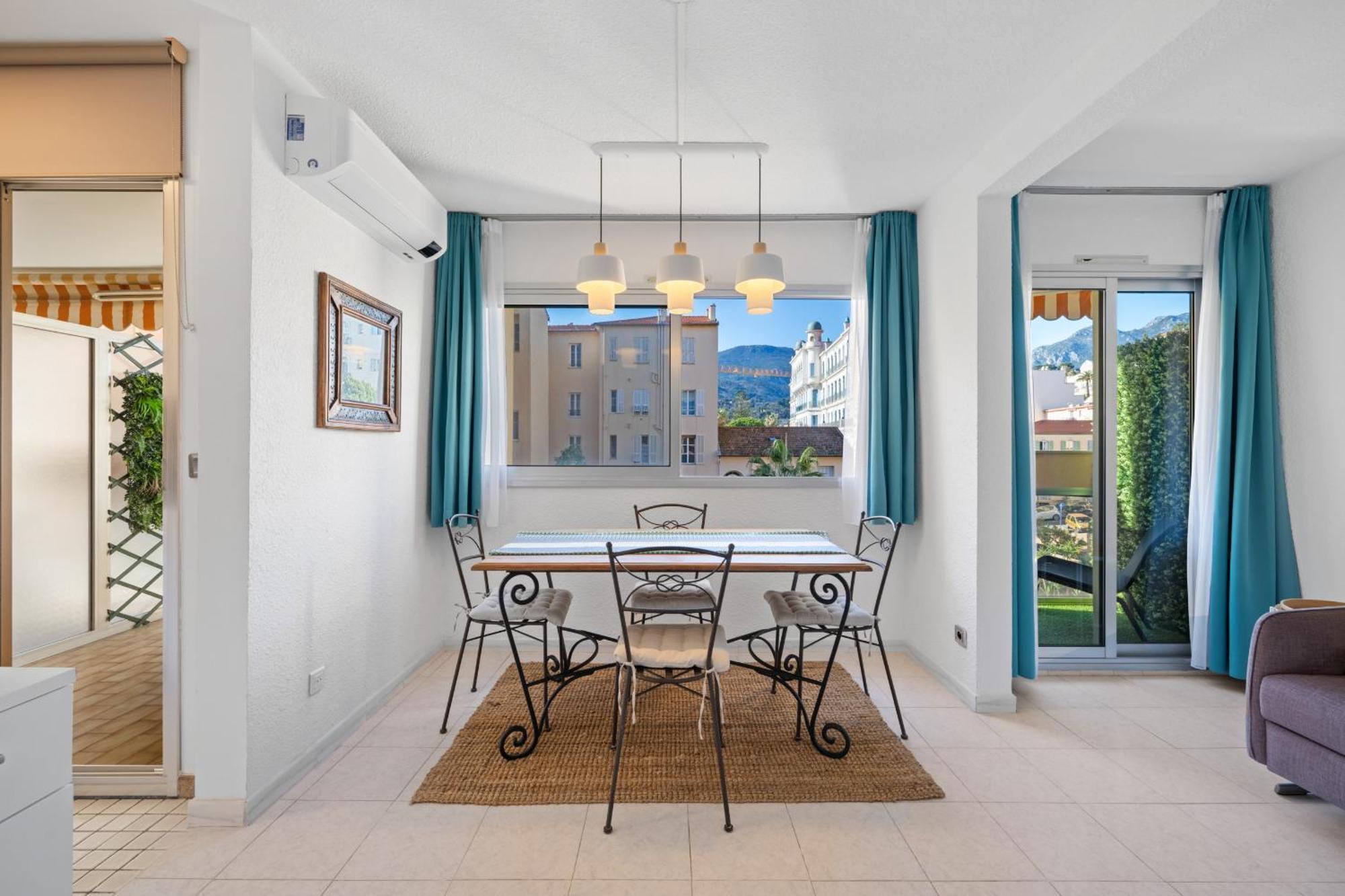 "Charmant Studio" Plein Centre, Calme, Terrasse Ментона Екстериор снимка