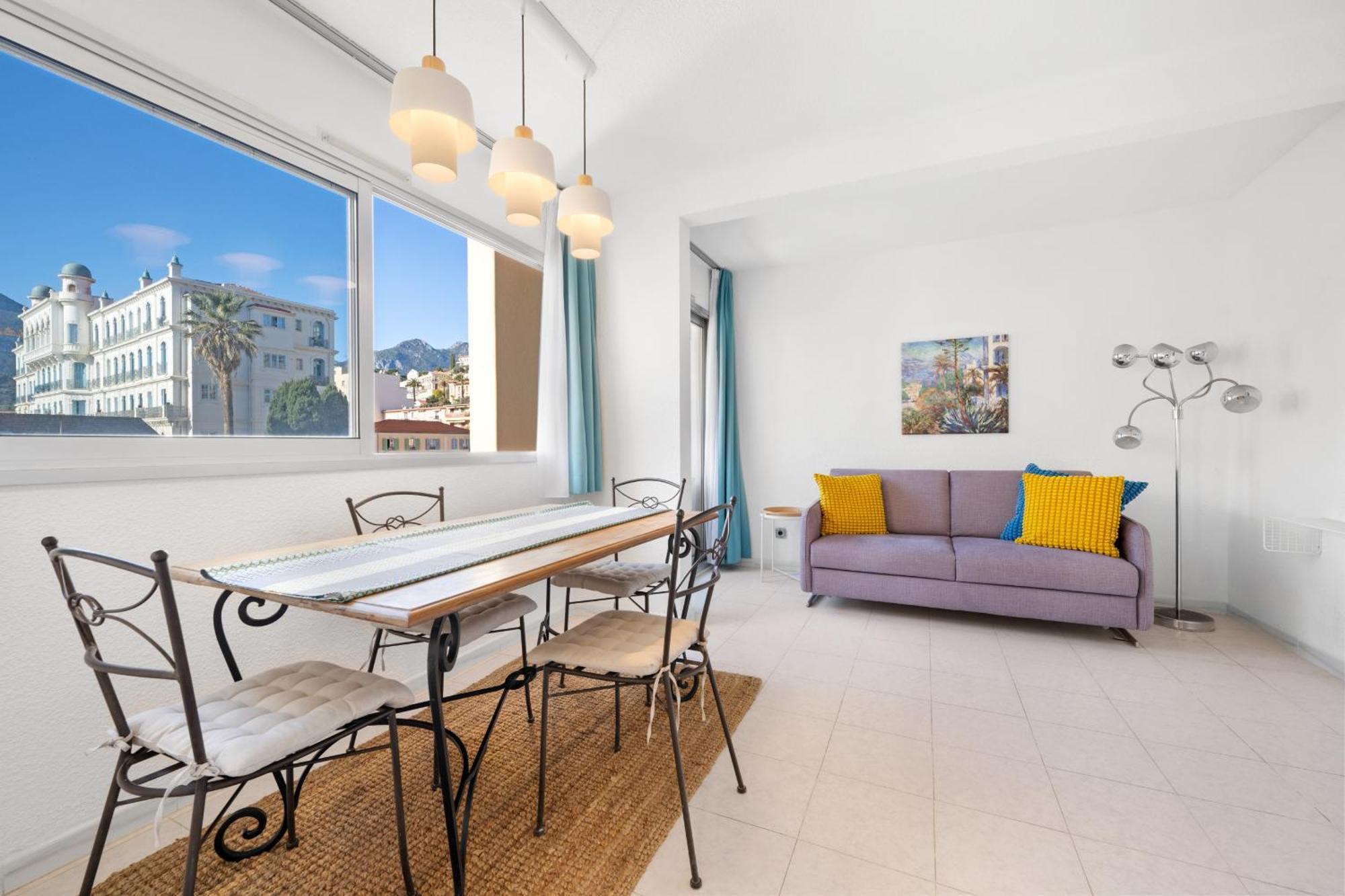 "Charmant Studio" Plein Centre, Calme, Terrasse Ментона Екстериор снимка
